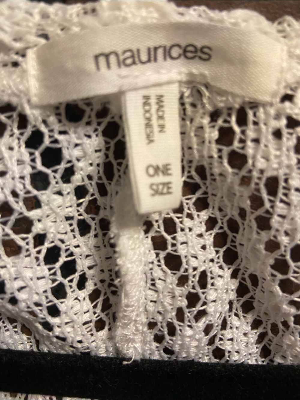 NWOT Maurice’s Lightweight Crochet Ruana Cover | OS - Summer Chic - Picture 4 of 6